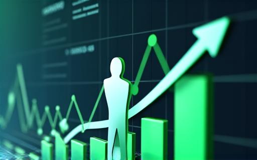 A graph showing upward trending performance metrics.